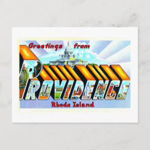 Vintage Greetings from Providence, Rhode Island, Postcard