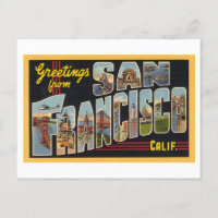 Vintage Greetings from San Francisco, California