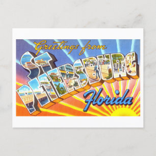 Vintage Greetings from St. Petersburg, Florida Postcard