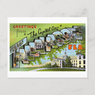 Vintage Greetings from Tallahassee, Florida Postcard