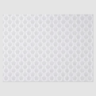 Vintage Grey Damask Pattern Decoupage Tissue Paper