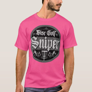 Vintage Grey Disc Golf Sniper T-Shirt
