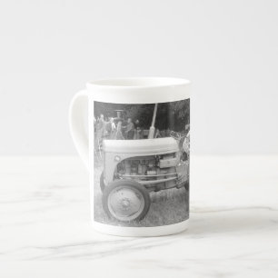Vintage Grey massey fergison tractor Bone China Mug