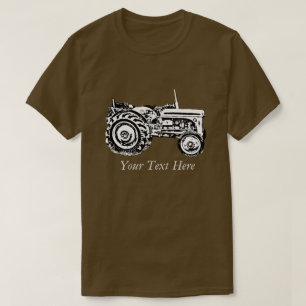 Vintage Grey massey fergison tractor photo T-Shirt