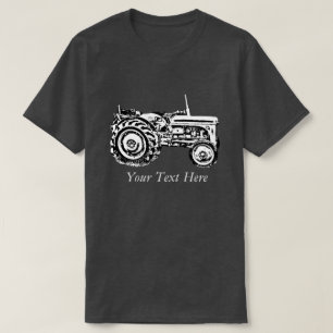 Vintage Grey massey fergison tractor photo T-Shirt