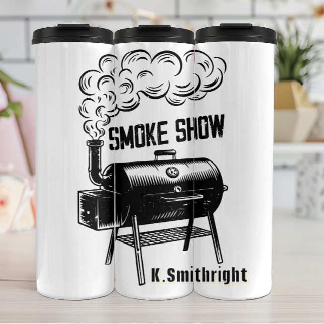 Vintage Grill Barbeque Smoke Show Thermal Tumbler (Creator Uploaded)