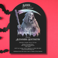 Vintage Grim Reaper Surprise 30th Birthday Party