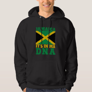 Vintage Groovy Jamaica It's In My DNA Jamaican Fla Hoodie