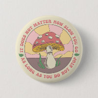 Vintage Groovy Motivational Mushroom