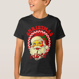 Vintage Groovy Santa Claus Christmas Vibes 1 T-Shirt