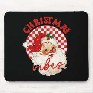 Vintage Groovy Santa Claus Christmas Vibes Kids G Mouse Mat