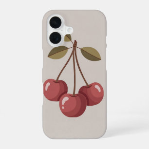 Vintage Grouped Cherries iPhone 16 Case