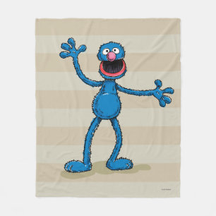 Vintage Grover Fleece Blanket