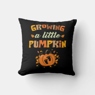 Vintage Growing A Little Pumpkin Thanksgiving Preg Cushion