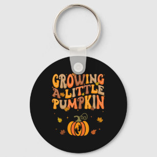 Vintage Growing A Little Pumpkin Thanksgiving Preg Key Ring