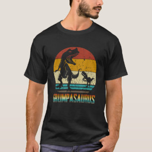Vintage Grumpasaurus Grumpa Saurus T Rex Dinosaur  T-Shirt