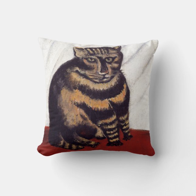 Vintage Grumpy Cat Cushion (Front)