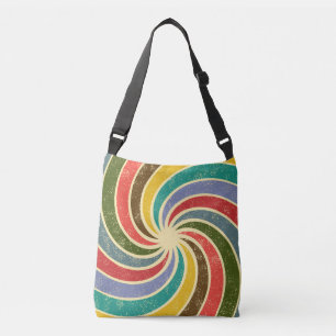 Vintage Grunge Abstract Cleanable Background. Crossbody Bag