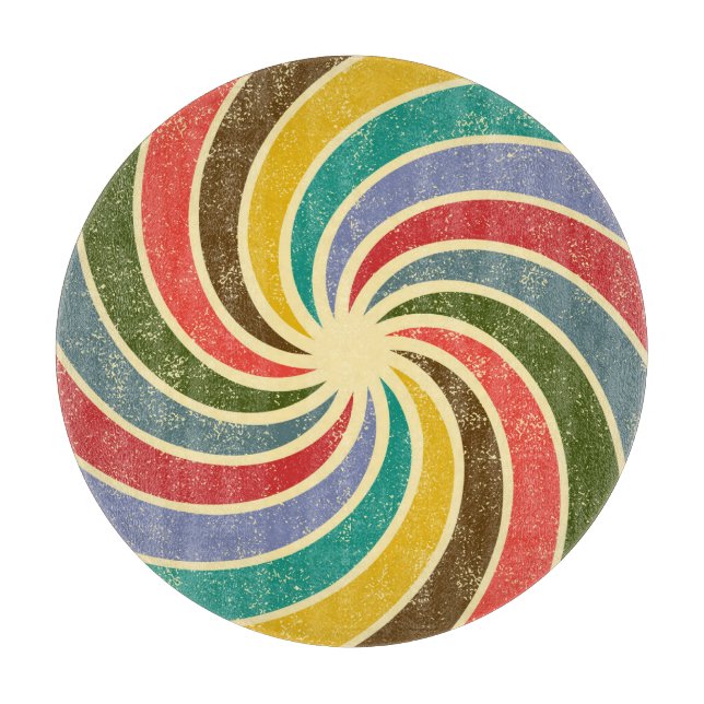 Vintage Grunge Abstract Cleanable Background. Cutting Board (Front)