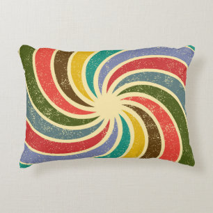Vintage Grunge Abstract Cleanable Background. Decorative Cushion