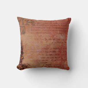 Vintage Grunge Abstract Cushion
