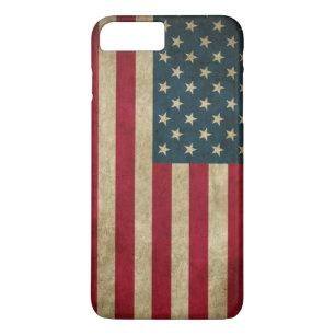 Vintage Grunge American Flag iPhone 8 Plus/7 Plus Case