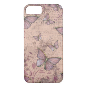 Vintage Grunge Butterflies iPhone 7 case