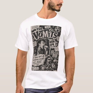 Vintage Grunge Collage T-Shirt - Retro Aesthetic M