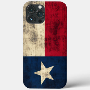 Vintage Grunge Flag of Texas iPhone 13 Pro Max Case