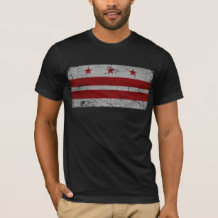 Vintage Grunge Flag of Washington D.C. T-Shirt