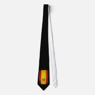 Vintage Grunge Spain Flag Tie