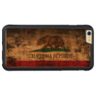 Vintage Grunge State Flag of California Republic