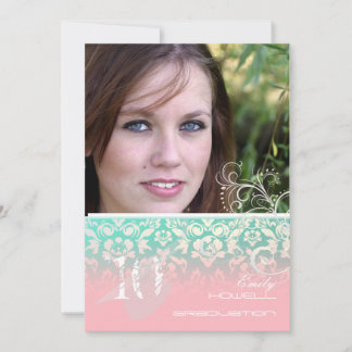 Vintage/Grunge/Swirls/Damask/Graduations Invitation