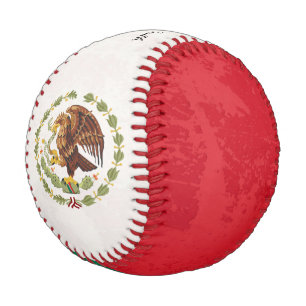 Vintage grunge texture Mexican flag custom Baseball