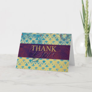 Vintage Grunge Thank You Cards