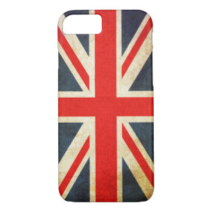 Vintage Grunge Union Jack UK FLAG iPhone 8/7 Case
