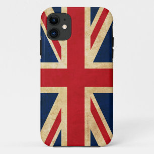 Vintage Grunge United Kingdom Flag Union Jack iPhone 11 Case