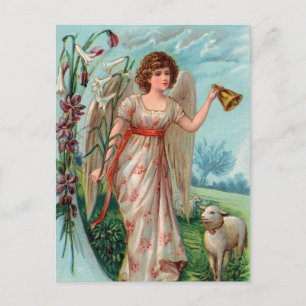 Vintage Guardian Angel Postcard