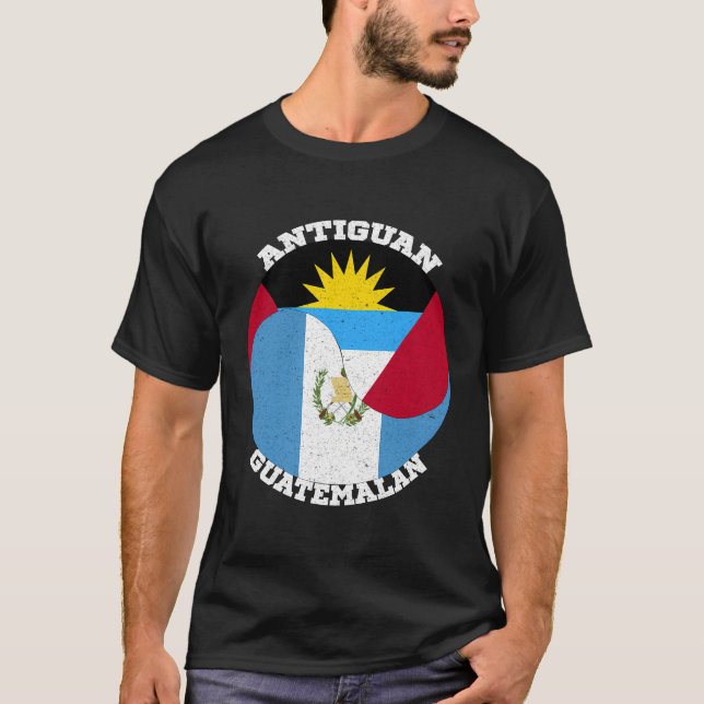 Vintage Guatemalan Antiguan Flag Antigua Guatemala T-Shirt (Front)