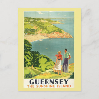 Vintage Guernsey The Sunshine Island Postcard