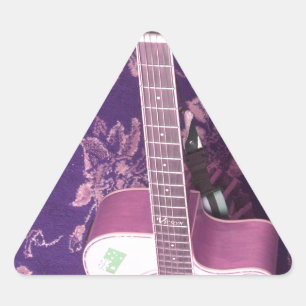 Vintage Guitar: African Vibe Style Dream Triangle Sticker