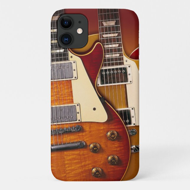 Vintage Guitar Case-Mate iPhone Case (Back)