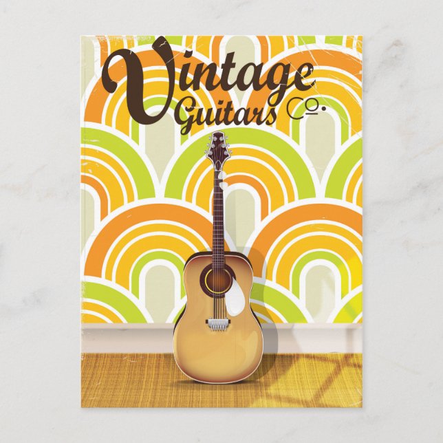 Vintage Guitar Co. Postcard (Front)