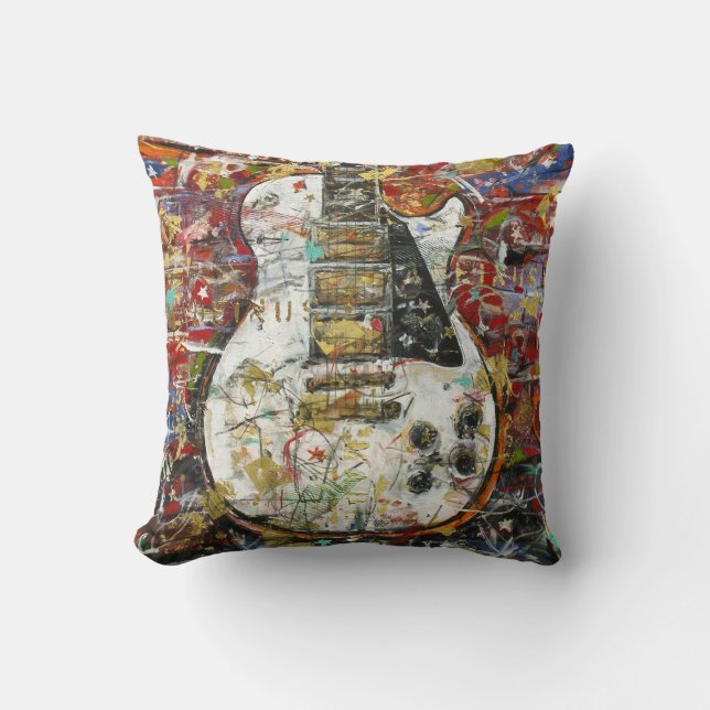 Vintage guitar - cushion (Front)