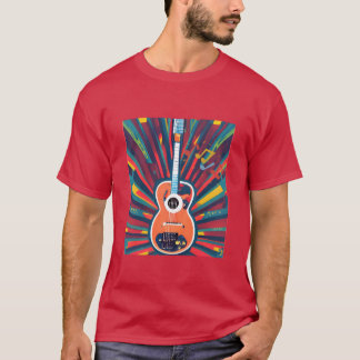 VINTAGE GUITAR DESIGN gift T-Shirt