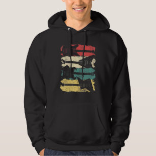 Vintage Guitar For Men Women Music Band Guitarist Hoodie