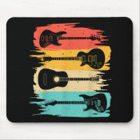 Vintage Guitar Gift For Men Women Music Band Guita