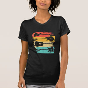 Vintage Guitar Gift For Men Women Music Band Guita T-Shirt