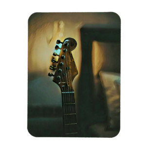 Vintage guitar gifts magnet