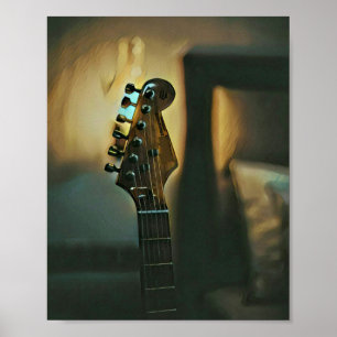 Vintage guitar gifts poster